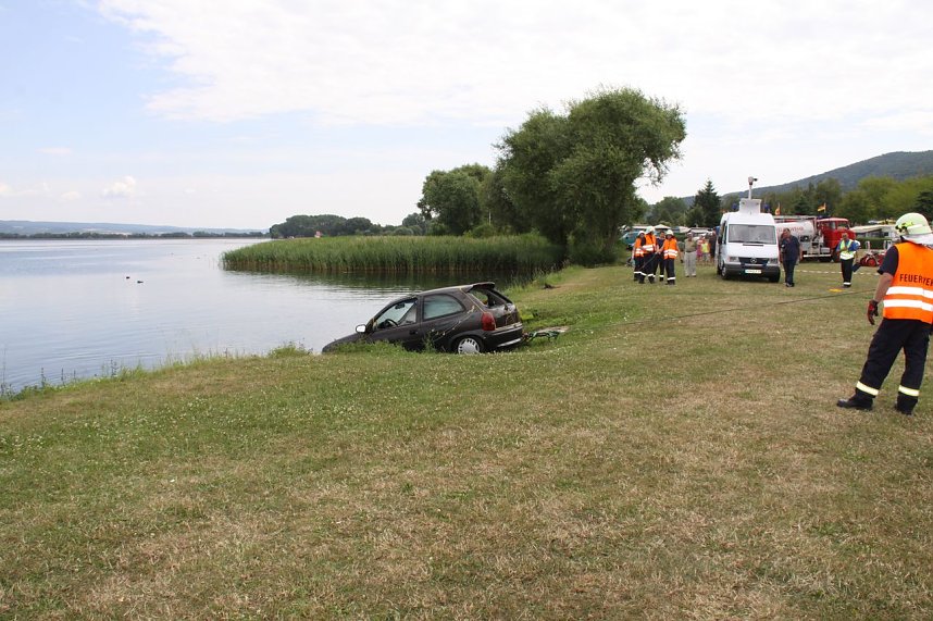 Gemeinsame &Uuml;bung am Stausee