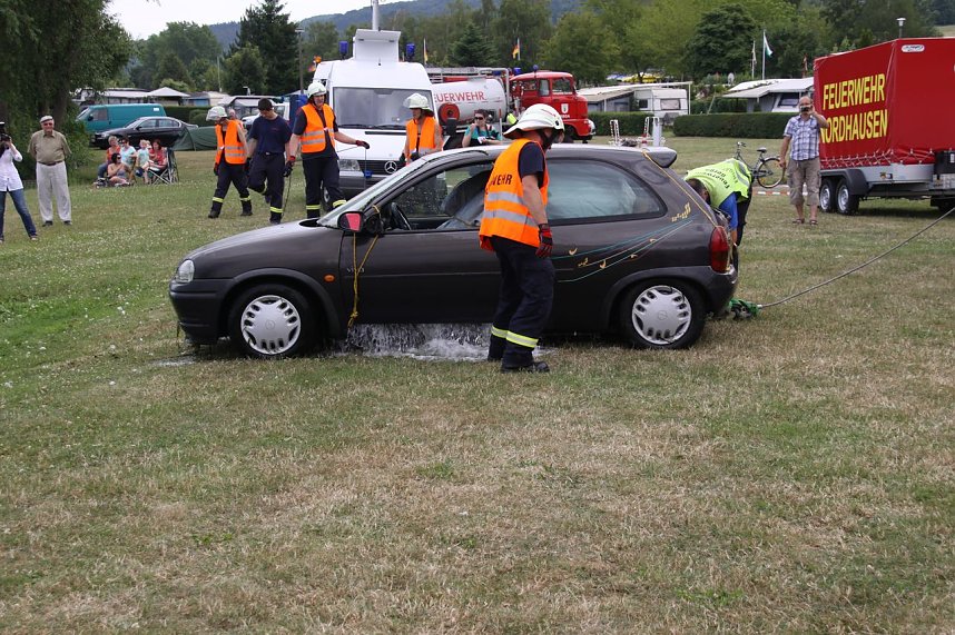 Gemeinsame &Uuml;bung am Stausee