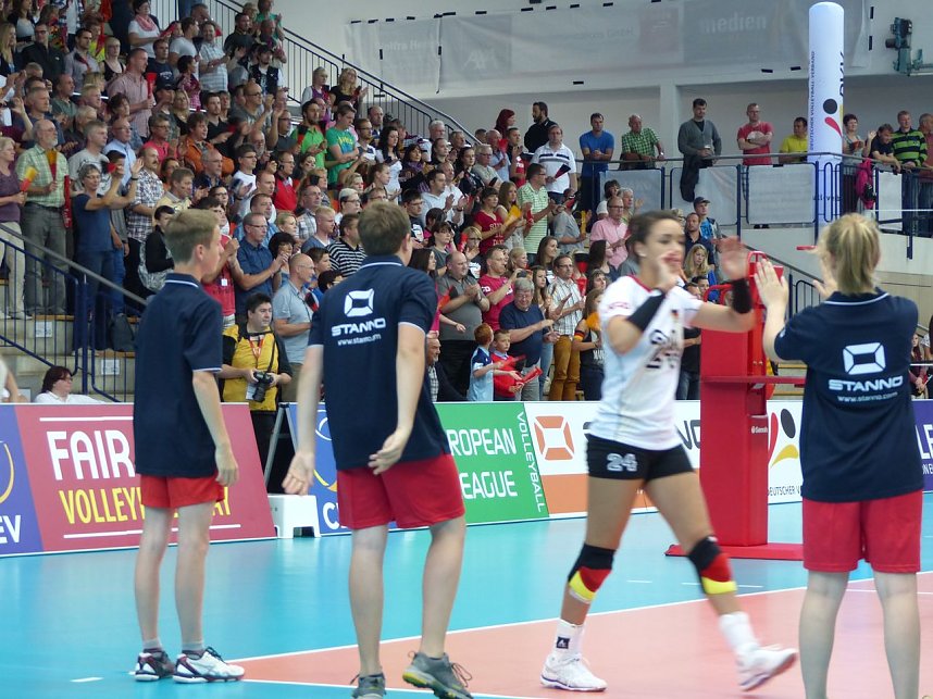Volleyball in der Wiedigsburghalle
