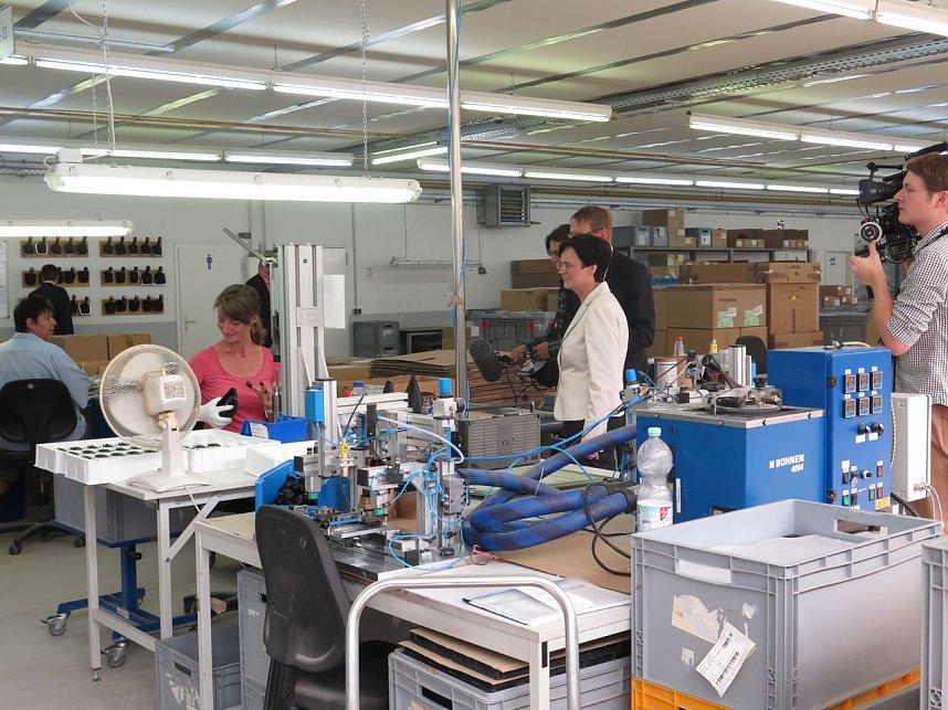 Christine Lieberknecht auf Tour bei Norsystec