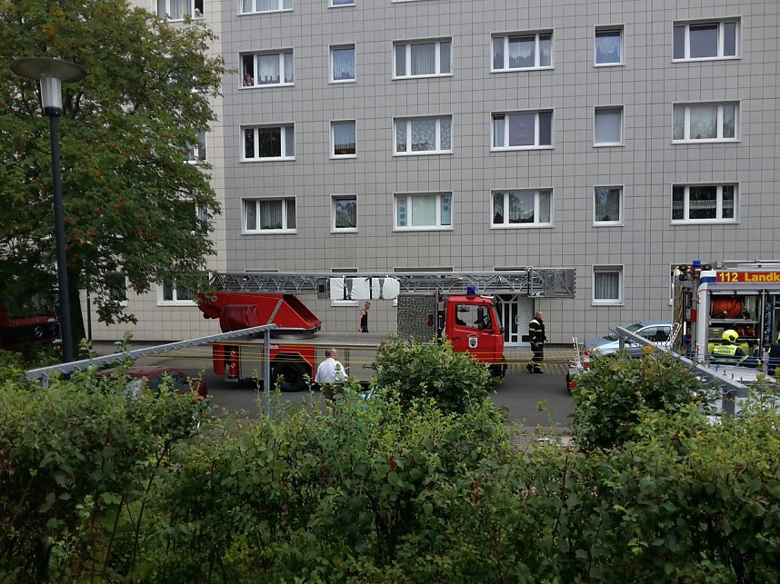 Einsatz in der Wolfstra&szlig;e