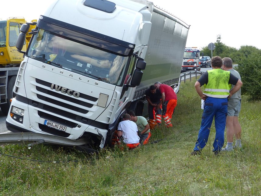 Bergung in der Auffahrt