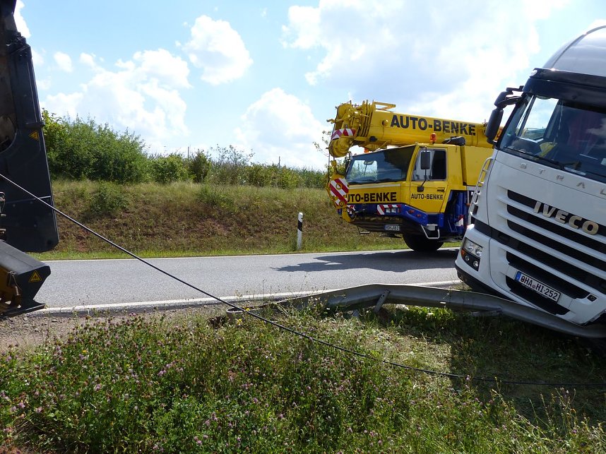Bergung in der Auffahrt