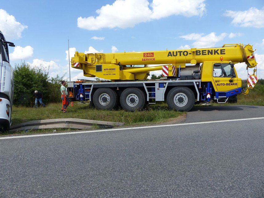 Bergung in der Auffahrt