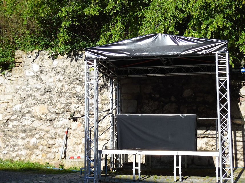 Vorbereitungen zum 20. Altstadtfest in Nordhausen