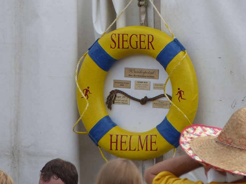 Tauziehen an der Helme