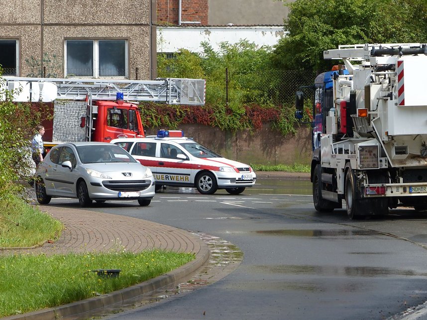 Regenguss auf Nordhausen