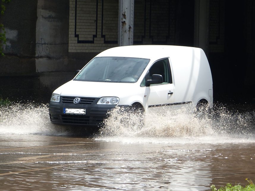 Regenguss auf Nordhausen
