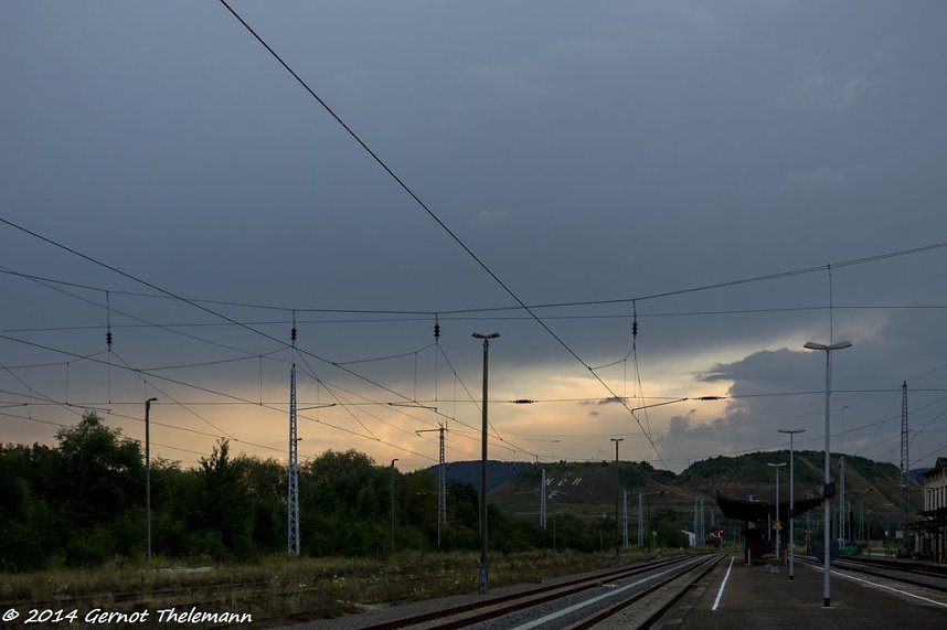 Abendstimmung bei Bleicherode