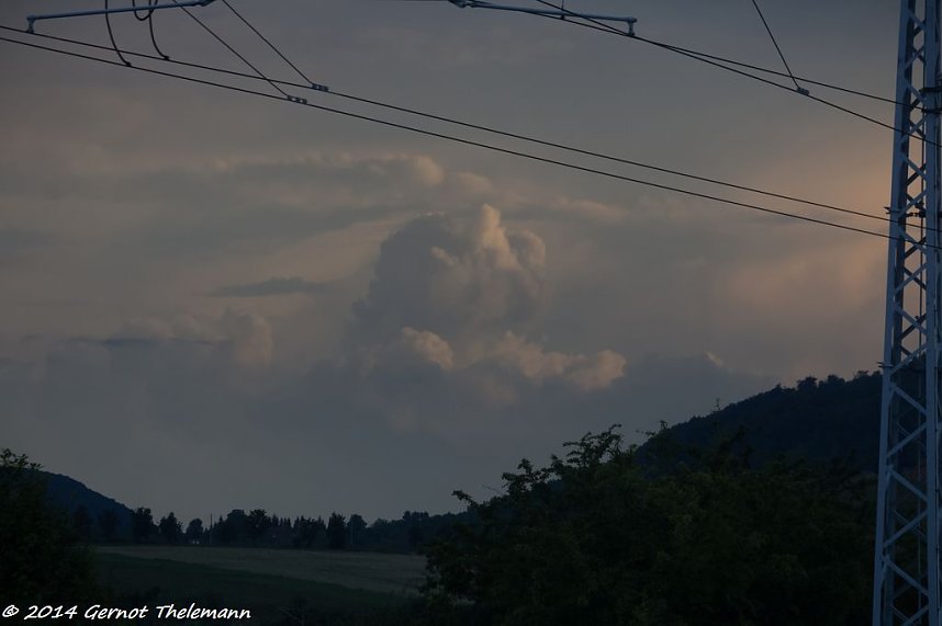 Abendstimmung bei Bleicherode