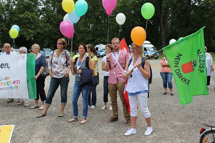 Zeichen gegen Rechts gesetzt
