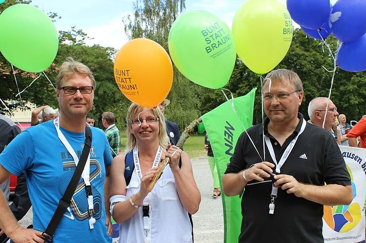 Zeichen gegen Rechts gesetzt