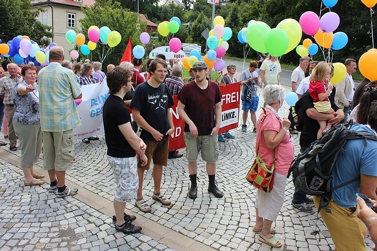 Zeichen gegen Rechts gesetzt