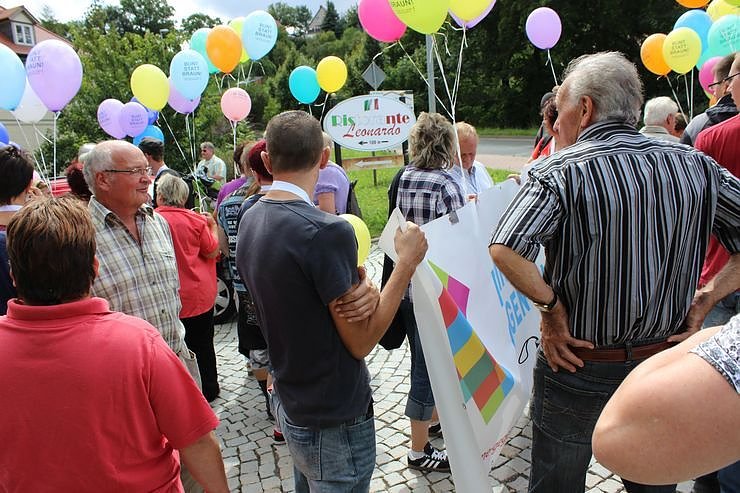 Zeichen gegen Rechts gesetzt