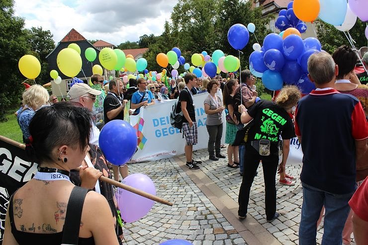 Zeichen gegen Rechts gesetzt