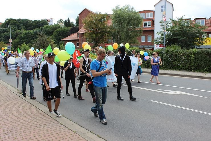 Zeichen gegen Rechts gesetzt