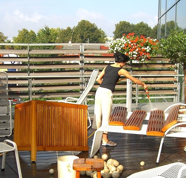 Revisionswoche im Badehaus