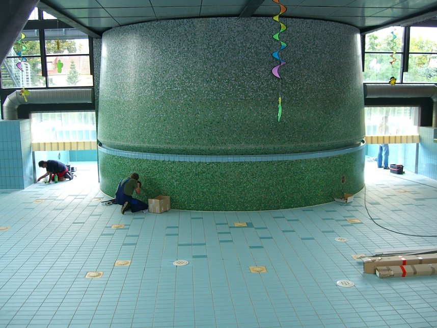 Revisionswoche im Badehaus