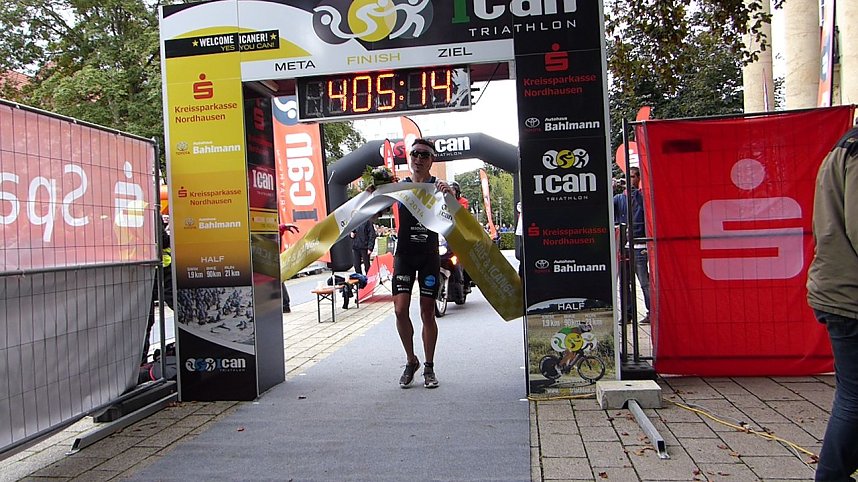 Zieleinlauf beim ICAN