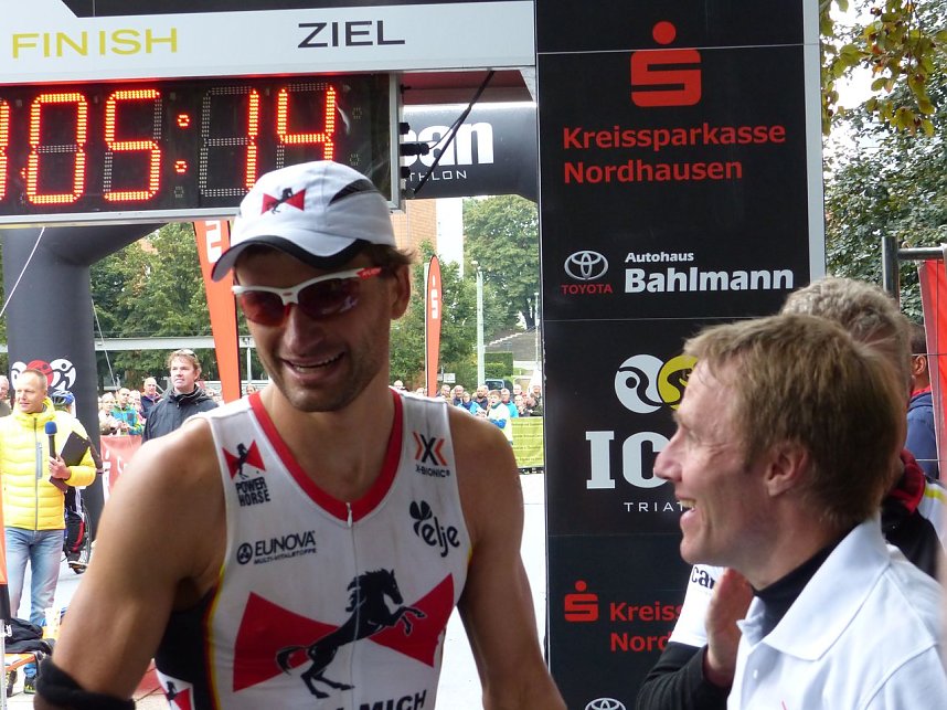 Zieleinlauf beim ICAN