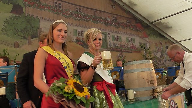 Erster Tag Bauernmarkt in Kallmerode