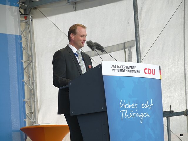 Angela Merkel in Leinefelde