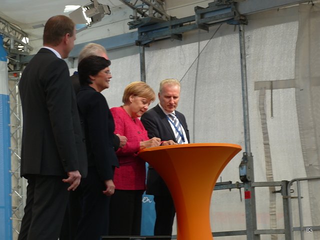 Angela Merkel in Leinefelde