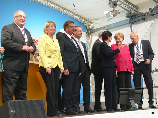 Angela Merkel in Leinefelde