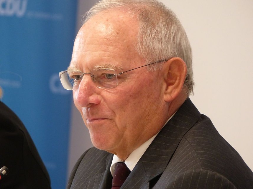 Wolfgang Sch&auml;uble in Nordhausen