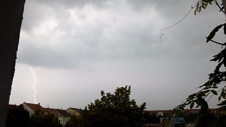 Gewitter &uuml;ber Nordhausen