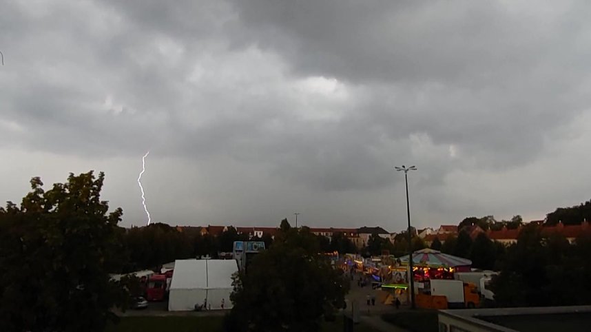 Gewitter &uuml;ber Nordhausen