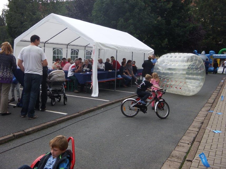 Mit Nachbarn gefeiert