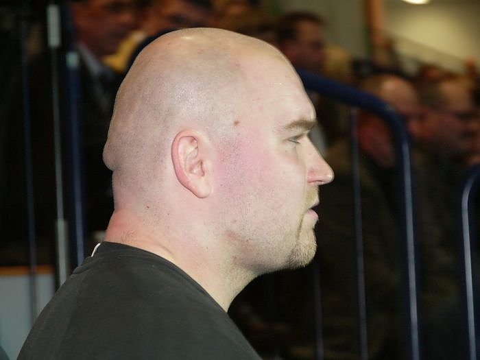 Die M&auml;nner beim Indoor