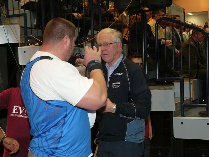 Die M&auml;nner beim Indoor