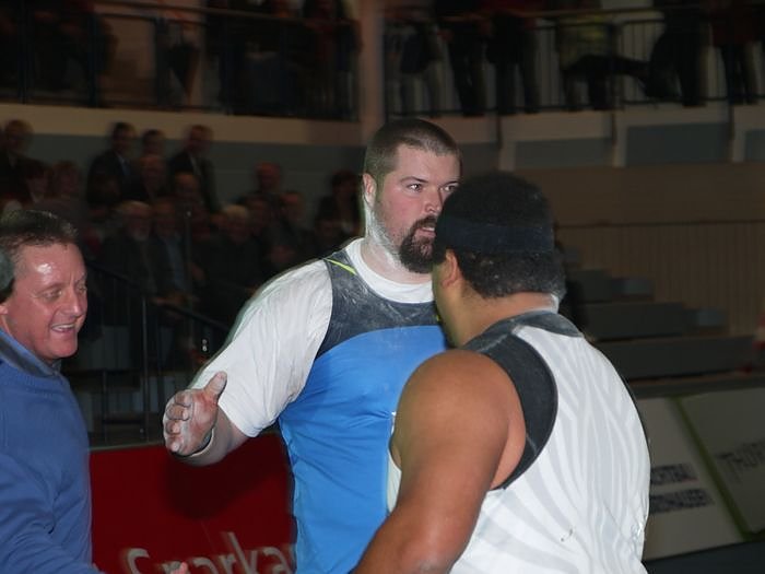 Die M&auml;nner beim Indoor