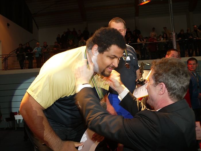 Die M&auml;nner beim Indoor