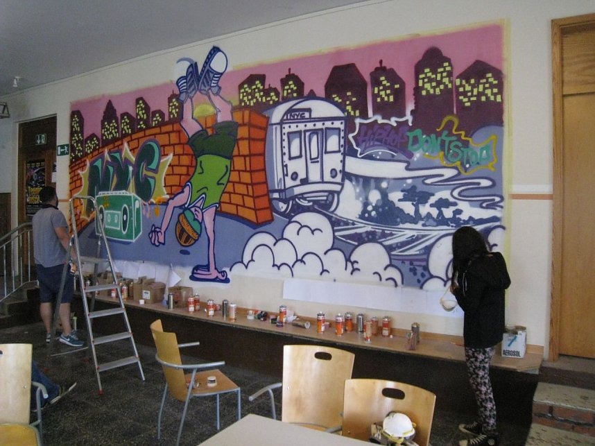 Graffit-Projekt in Nordhausen-Ost