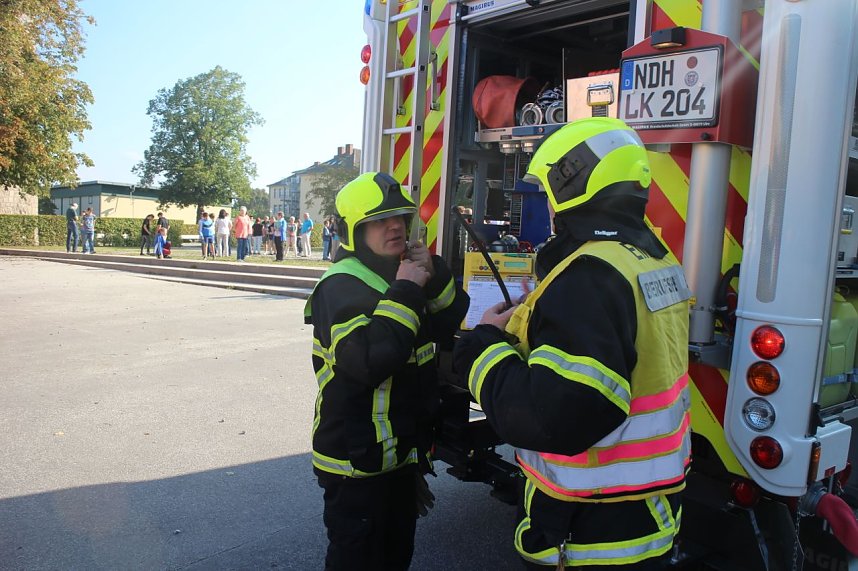 &Uuml;bungseinsatz auf dem Petersberg