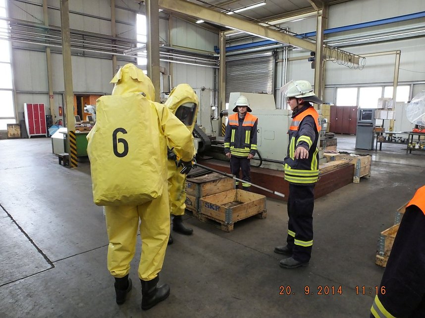 Katastrophenschutz &uuml;bte den Ernstfall