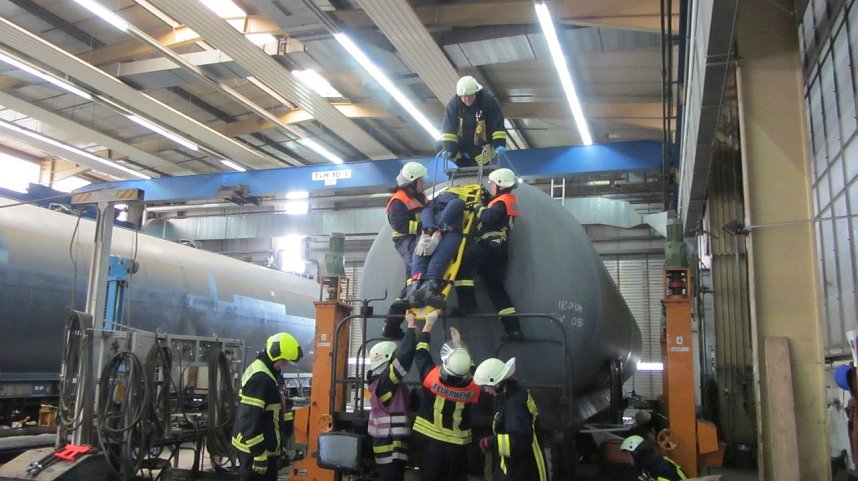 Katastrophenschutz &uuml;bte den Ernstfall