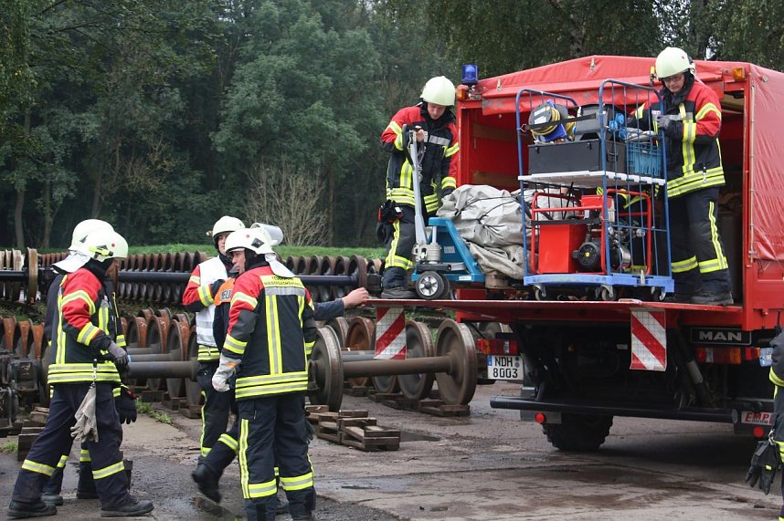 Katastrophenschutz &uuml;bte den Ernstfall