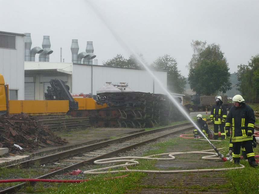 Katastrophenschutz &uuml;bte den Ernstfall