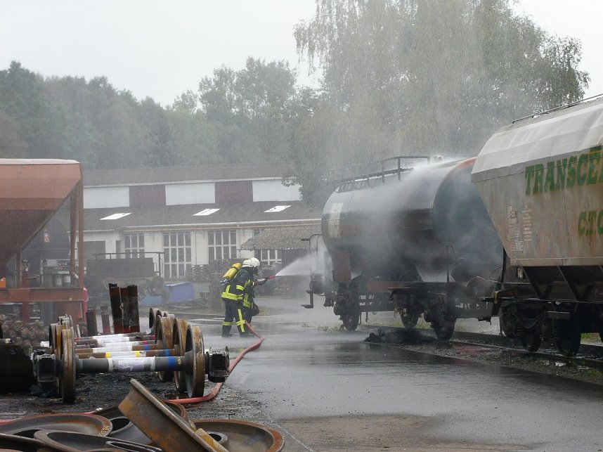 Katastrophenschutz &uuml;bte den Ernstfall