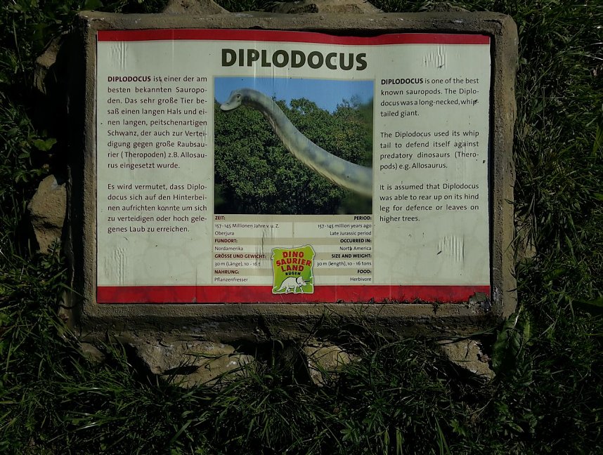 Dinosaurier auf R&uuml;gen