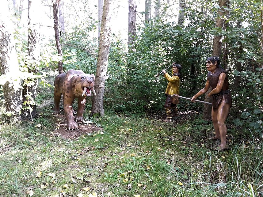 Dinosaurier auf R&uuml;gen