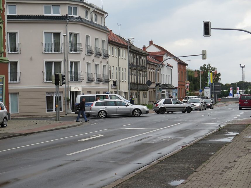 Unfall auf der Kreuzung
