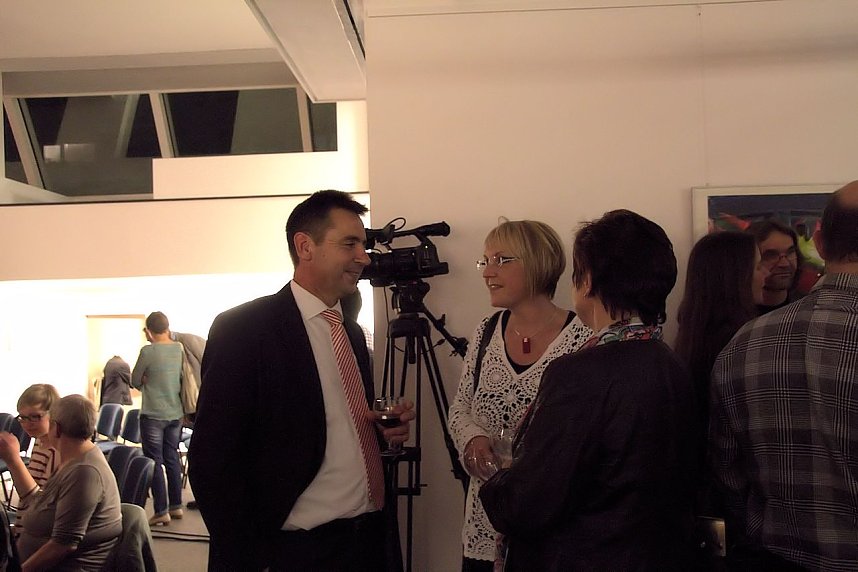 Pascal von Wroblewsky zur Er&ouml;ffnung