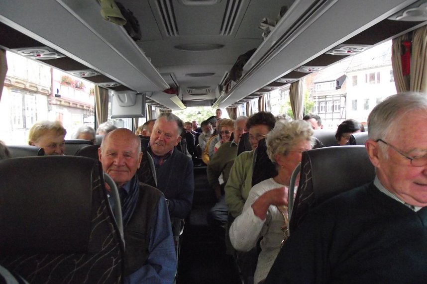 Der Bus von Steffen Keitel aus Hainrode war wieder voll beladen.
