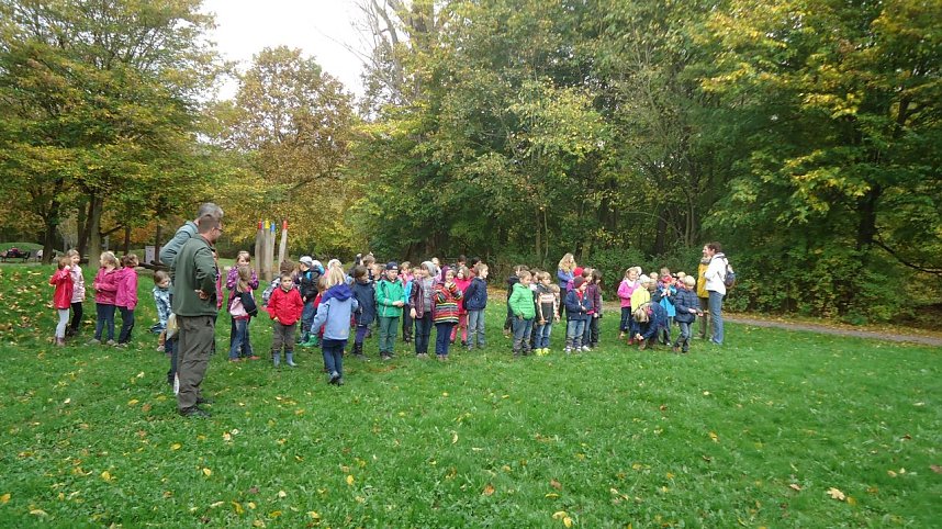 Erkundung im Stadtpark Nordhausen