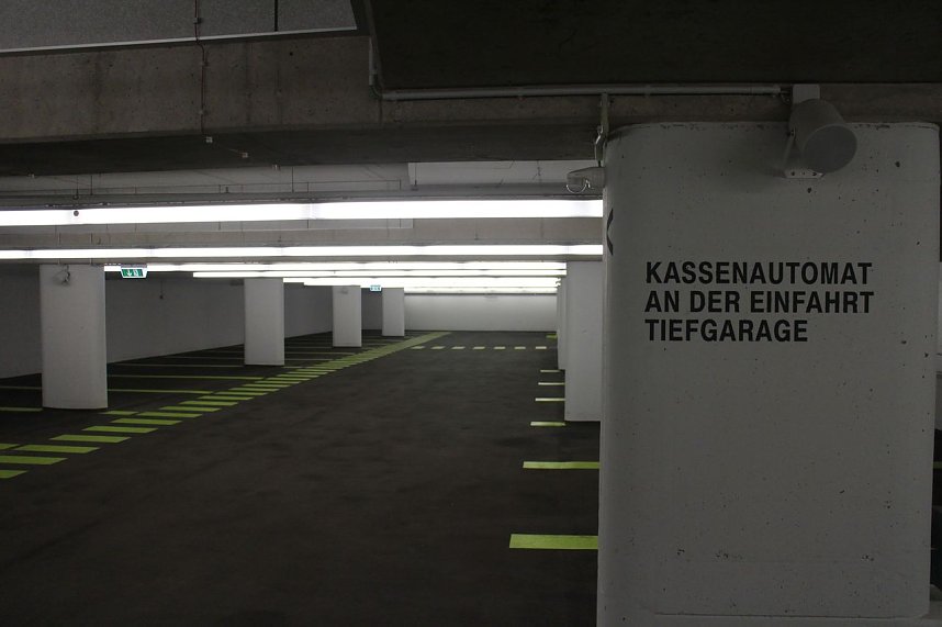 Viel Platz in der Tiefgarage